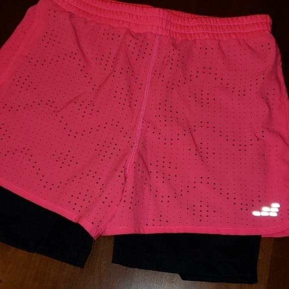 BCG Tru-Wick Running Shorts 12/14 Hot Pink/Blk EC - Picture 1 of 8